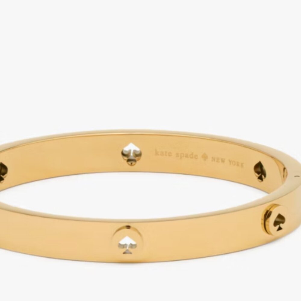 Kate Spade Spot the Spade Studded hinge bangle